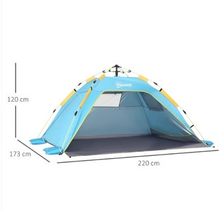 Carpa Playa Pop-Up Outsunny 1-2 Personas