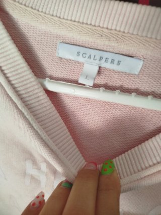 Sudadera Scalpers mujer rosa