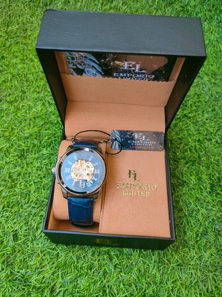 Reloj Emporio Limited Automático Azul