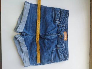 Pantalón corto tejano Philpark azul