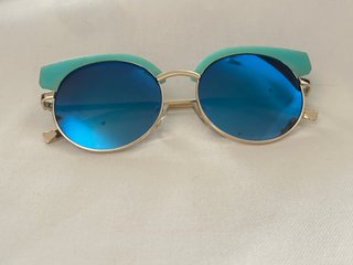 Gafas de sol mujer azules y naranjas