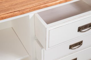 Credenza Country in legno massello di tiglio