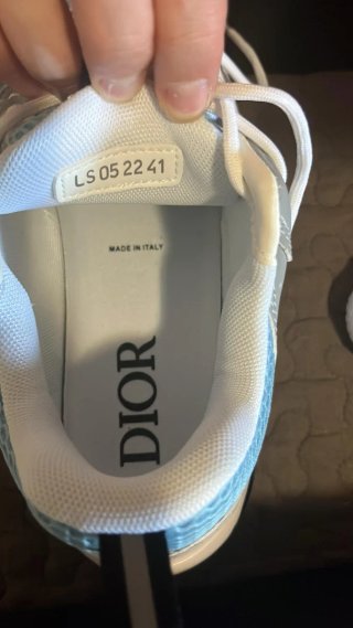 Sneakers Dior B22 Blu, Grigio, Bianco