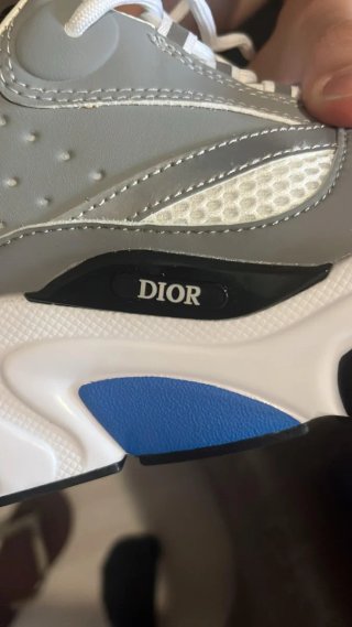 Sneakers Dior B22 Blu, Grigio, Bianco