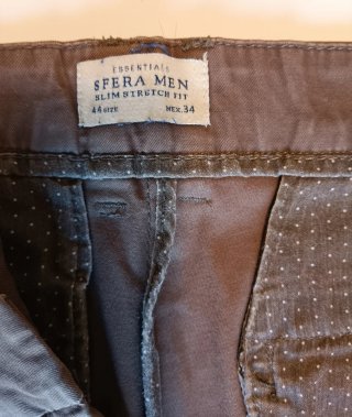 Pantalón chinos Sfera Slim Marrón Talla 44
