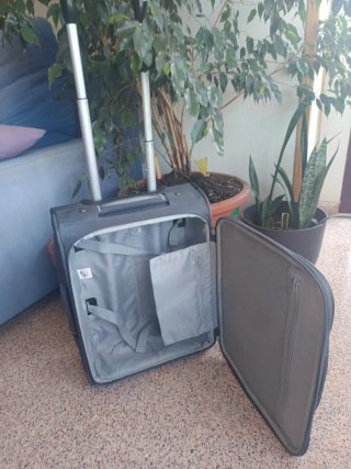 Maleta de cabina gris