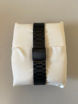 Reloj Casio Vintage Negro Con Dial Plateado