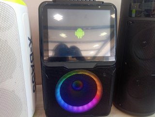 Altavoz Karaoke Android Negro y Multicolor
