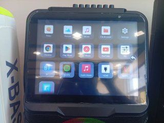 Altavoz Karaoke Android Negro y Multicolor