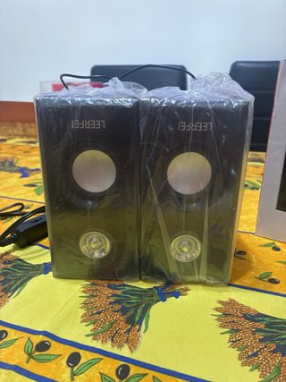 Altavoces Multimedia Madera YSD