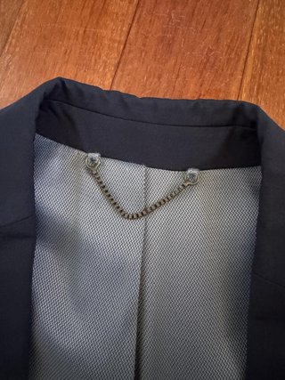 Blazer estivo Zara Blu Scuro Uomo Tg 46