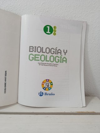 Libro de biología primero de la ESO Bruno volumen1