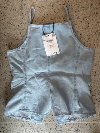Mango conjunto  talla 34 azul claro y talla s pole