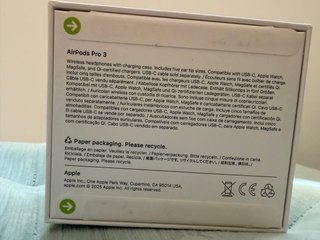 AirPods Pro 3 sin abrir