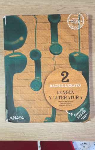 Lengua y literatura, 2 Bachillerato