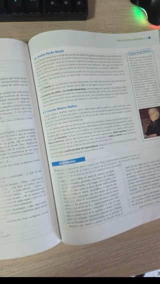 Lengua y literatura, 2 Bachillerato
