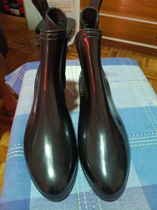 Botas de agua negras mujer