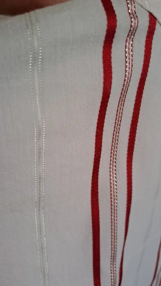 Blusa Zendra Petite Rayas Rojas y Blancas