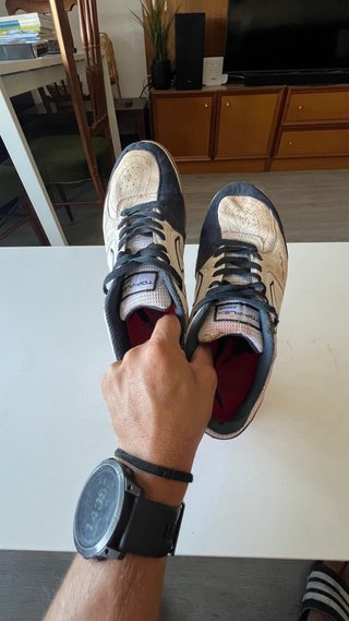 Zapatillas Futbol Sala JOMA Top-Flex Beige/Rojo