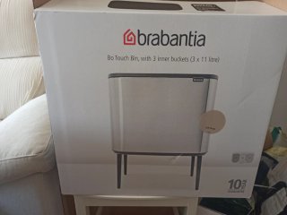 Cubo basura Brabantia 3x11L