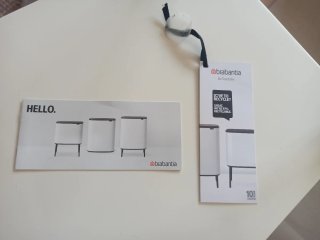 Cubo basura Brabantia 3x11L