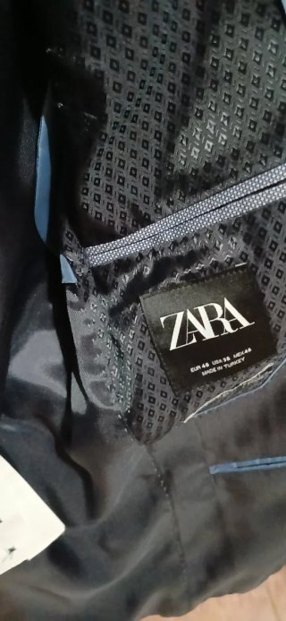 Chaqueta Zara Gris Hombre