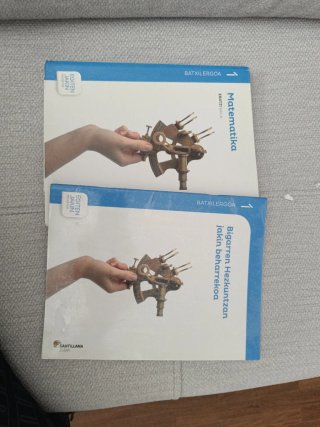 Libro matemáticas bachillerato y cuadernillo