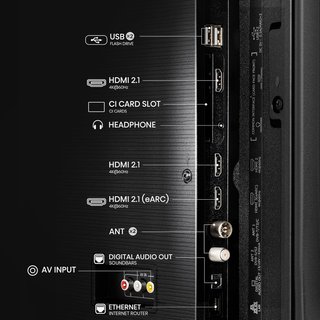 - Hisense Smart TV 55" UHD 4K Dolby