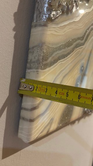 Cuadro Geoda de Resina Epoxi Hecho a Mano