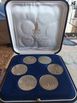 Monedas Juegos Olímpicos Moscú 1980
