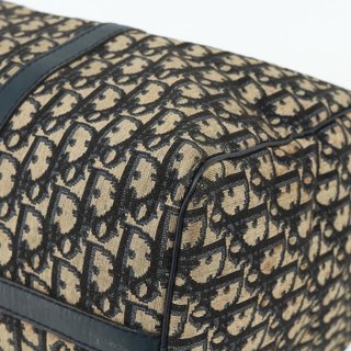 Christian Dior Trotter Canvas Hand Bag Navy