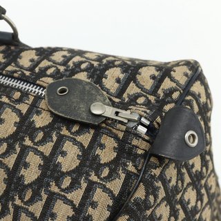 Christian Dior Trotter Canvas Hand Bag Navy