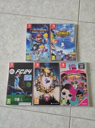 5 Giochi Nintendo Switch Usati