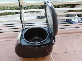 Robot de cocina negro