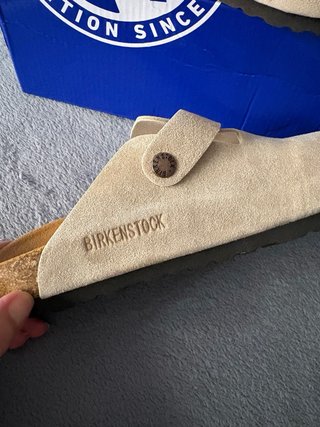 Zuecos Birkenstock Beige