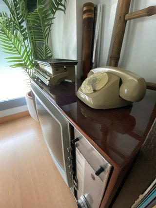 Televisor Philips Antiguo Marrón y Beige