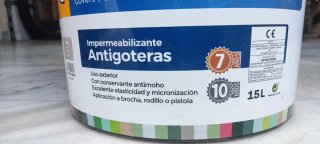 Pintura Impermeabilizante Antigoteras BLA TEM 15L