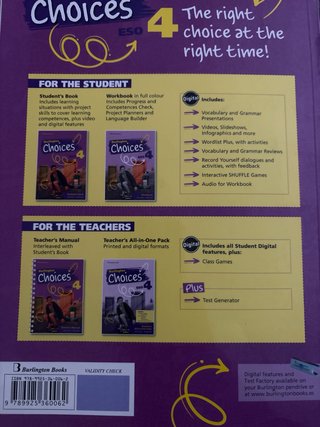 Libro de ingles 4 de la eso