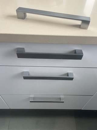 Tiradores Muebles Cocina Metal Plata