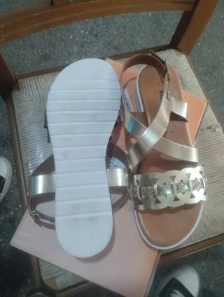 Sandali Valleverde oro donna