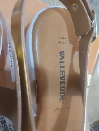 Sandali Valleverde oro donna