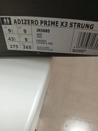 Adidas adizero primeX3 strung