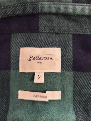 Camisa Franela Oversized Bellerose - Talla XL/2XL