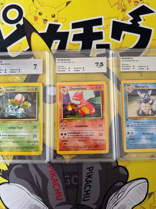 Lote Pokemon Base Set 1ª Edición iniciales 1999