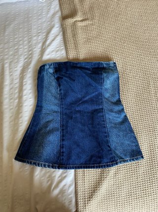 Top vaquero Zara