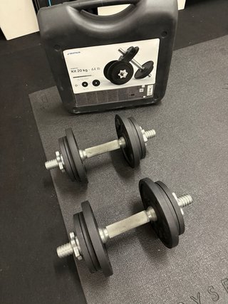 Kit Mancuernas DOMYOS 20 kg