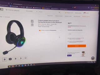 Cascos Gaming Tempest Caesar Bluetooth RGB