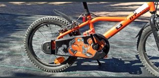Bicicleta Infantil 16 Unisex Naranja