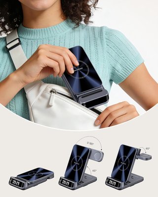SwanScout 708S cargador inalámbrico plegable