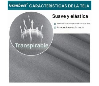 Funda sofá 1/2/3/4 plazas gris